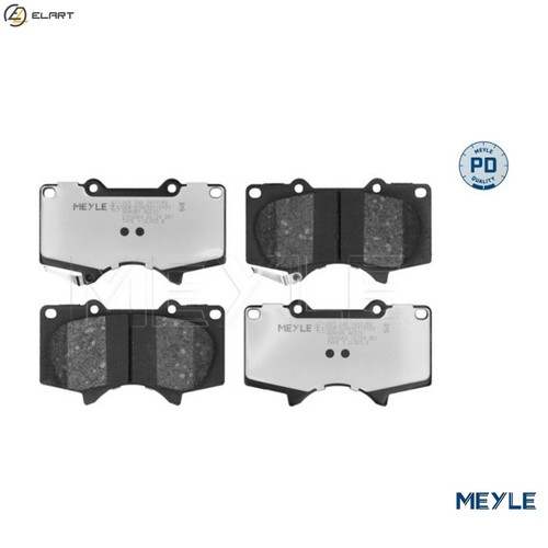 Brake pad set - set,