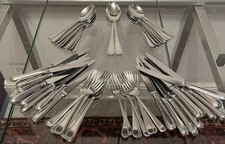 Vintage Sheffield Stainless Steel 60-Piece Cutlery Set
