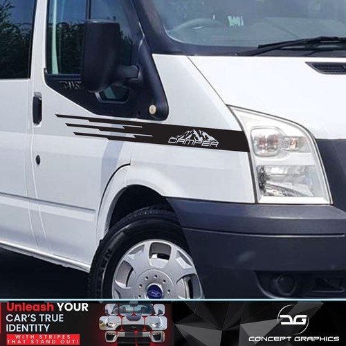 Camper side stripes decal - camper,