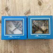 Ellwes Icarus Set Of 2 Aircraft 112 Me Bf110 & 114 B-25 Mitchell Diecast  Boxed