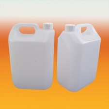 2.5L (1/2 Gallon) Jerrican Style Plastic Bottle - Pack Of 2 For Cider & Water