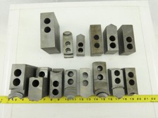 Dillon Ajax KW8 Serrated 1.5mm x 60° Soft Steel Lathe 8" Chuck Jaws Mixed Lot 1