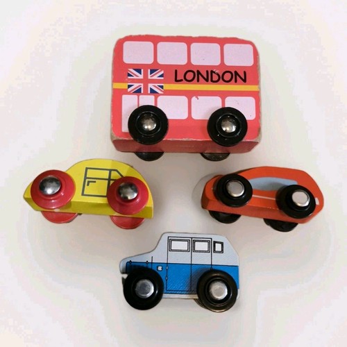 Toy bundle vehicles wooden - vehicles,