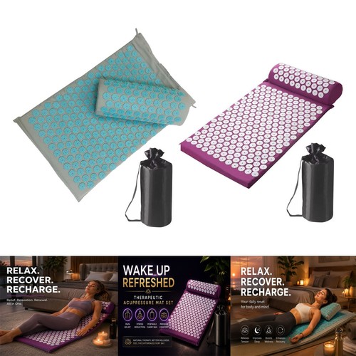 Acupressure body mat massage - acupressure,