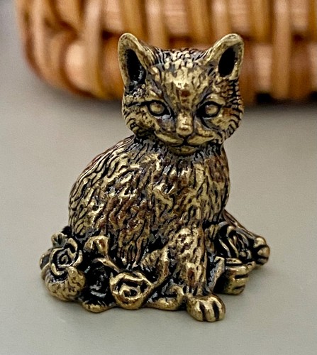 Solid brass detailed - brass, cat