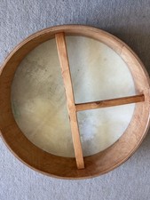 EXTRA LARGE SHAMANIC DRUM WITH BEATER~ 46cms ~