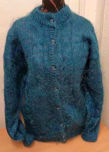 Blue mohair - (purple,