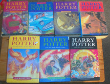 Harry Potter Books 1-7 Complete Set 1st Edition All Bloomsbury 4 PB & 3 HB