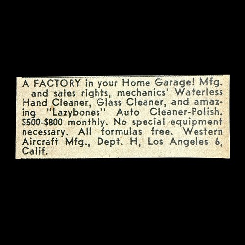Vintage july 1950 - vintage, garage