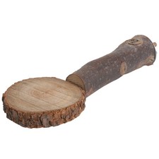 1PC Pet Parrot Stand Pole Wooden Platform Gangplank Bird Supplies (Wood Color)