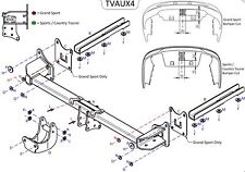 Towtrust Fixed Flange Towbar For Vauxhall Opel Insignia Sports Tourer 2017-Forth