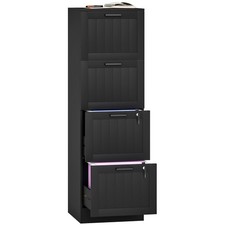HOMCOM 4 Drawer File Cabinet