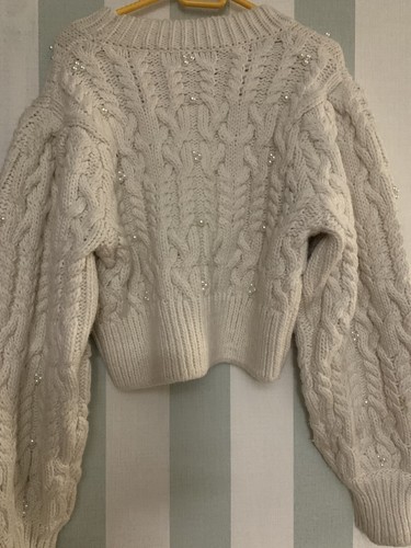 Zara jumper with pearl - jumper,