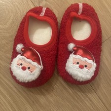 Toddler Santa Slippers Size