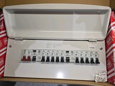 MK 16 way consumer unit with 100a main switch 2 63A rcd &10mcbs new colour white