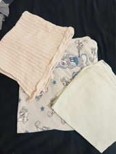 Bundle Of Baby Blankets x3