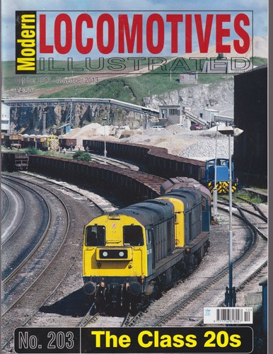 Modern locomotives illustrated - modern,