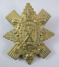 Military QVC Brass Badge The