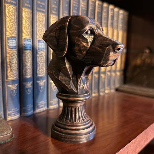 Labrador retriever bust - retriever,