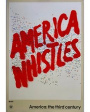 Ed Ruscha - Original Vintage 1975 ‘America Whistles’ Exhibition Poster