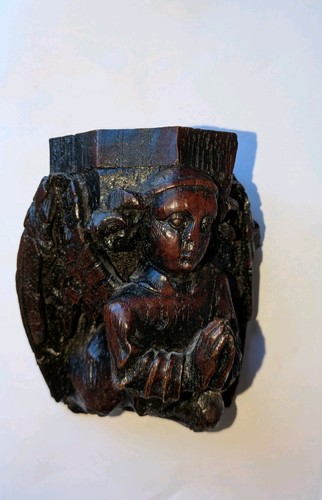 Medieval winged angel - medieval, corbel
