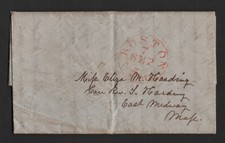 US 1850 BOSTON IN RED ON