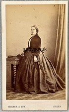 CDV LADY IN FINE DRESS BY