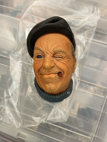 Bossons boatman head chalkware - boatman,