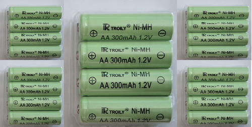 300 600 1000mah 1 2v - aa, 1.2v