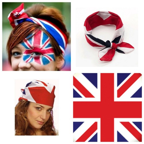 Union jack flag bandana - union, head
