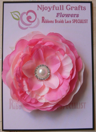 Peony organza pink tea - pink, rose