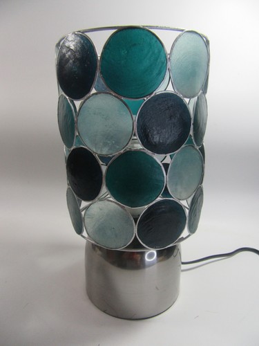 Small silver touch table lamp - touch,