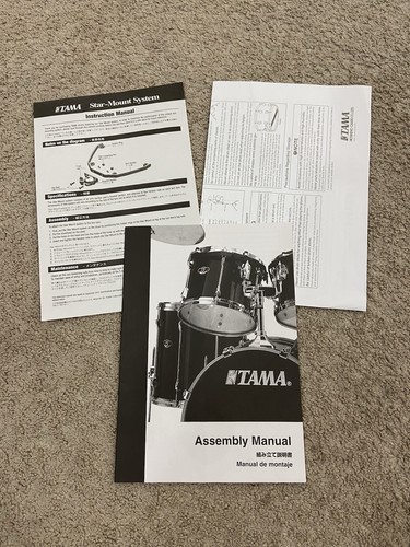 Tama drums assembly manual - tama,