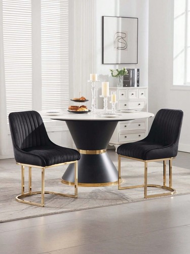 Velvet dining chairs - chairs, set