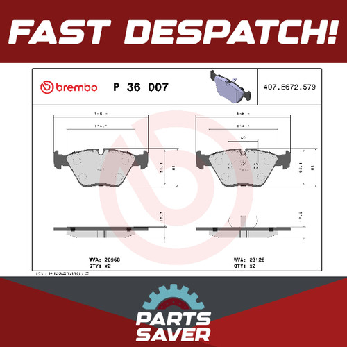 Brake pads set - brake, xjs