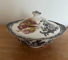 Royal Worcester Palissy Game Series - Round  Lidded Veg Serving Bowl