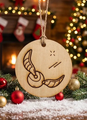 Magical golden snitch wooden - magical,
