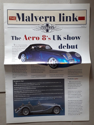 Morgan malvern link - malvern, brochure