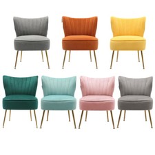 Nordic Velvet Armchair with