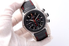 EBEL 1911 Stainless Steel 45mm Black Automatic Chronograph  9137L73  Men's Watch