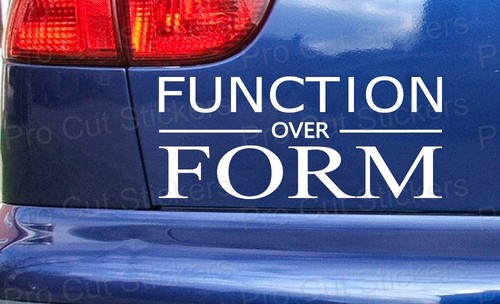 Function over form low slammed - function,
