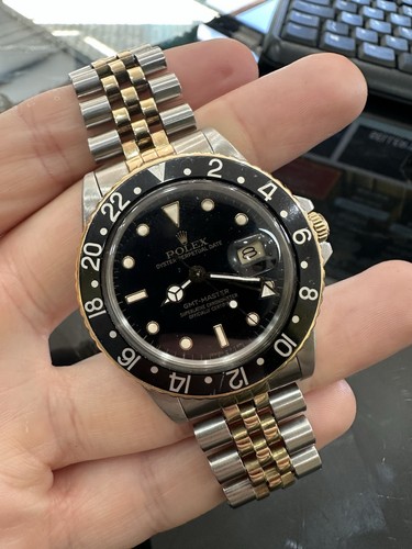 1987 rolex gmt master 16753 - rolex,
