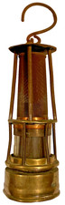 Vintage belgian miners lamp - miners,