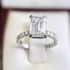 14K White Gold IGI Certified