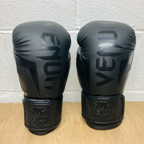 Venum black 16oz muay thai - muay,