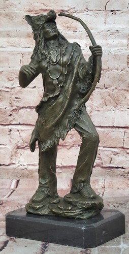 Nice bronze indian warrior - bronze,