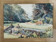 Antique Watercolour Garden