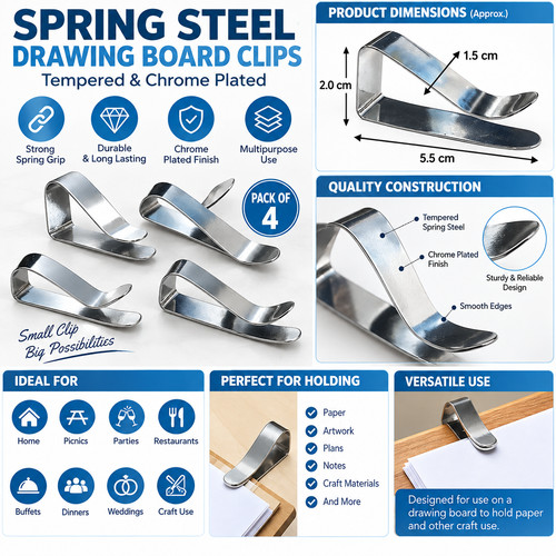 Draftsman drawing board clips - board,