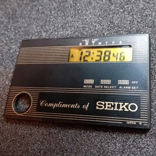 Seiko rare credit card - rare,