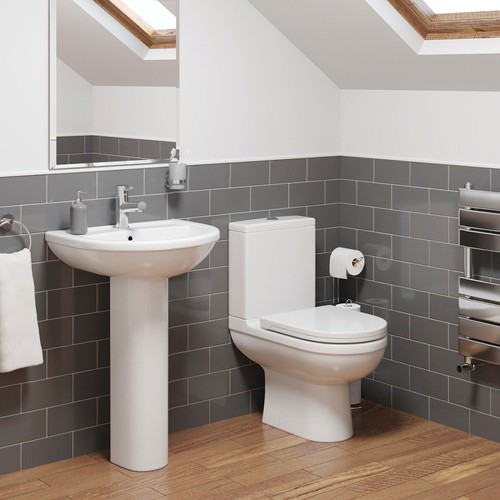 Cloakroom suite close - close, coupled